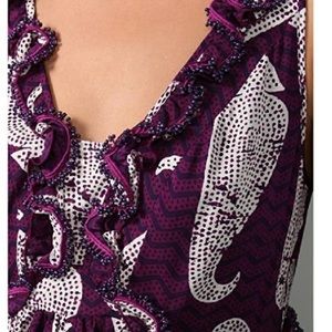 GORGEOUS Tory Burch Silk Petula Maxi Dress Sz 8